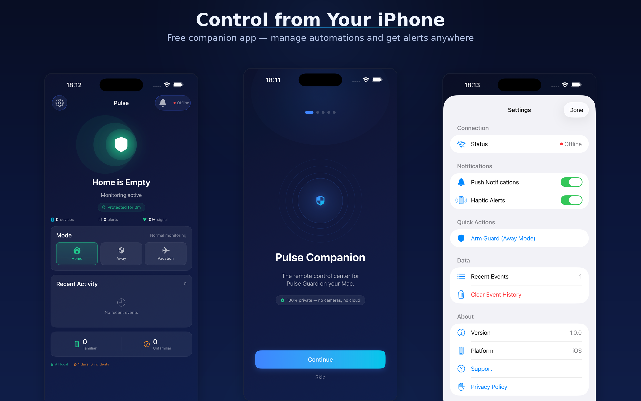 Pulse Home Companion App