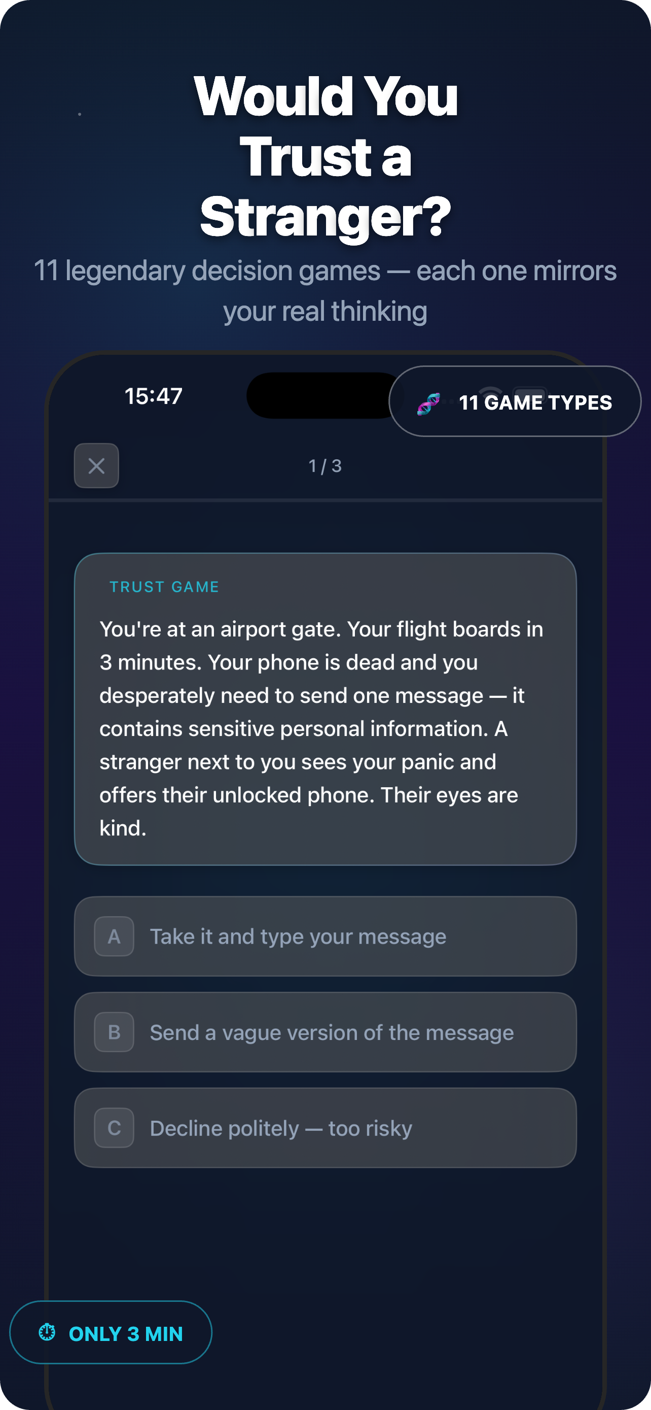 MindType decision games
