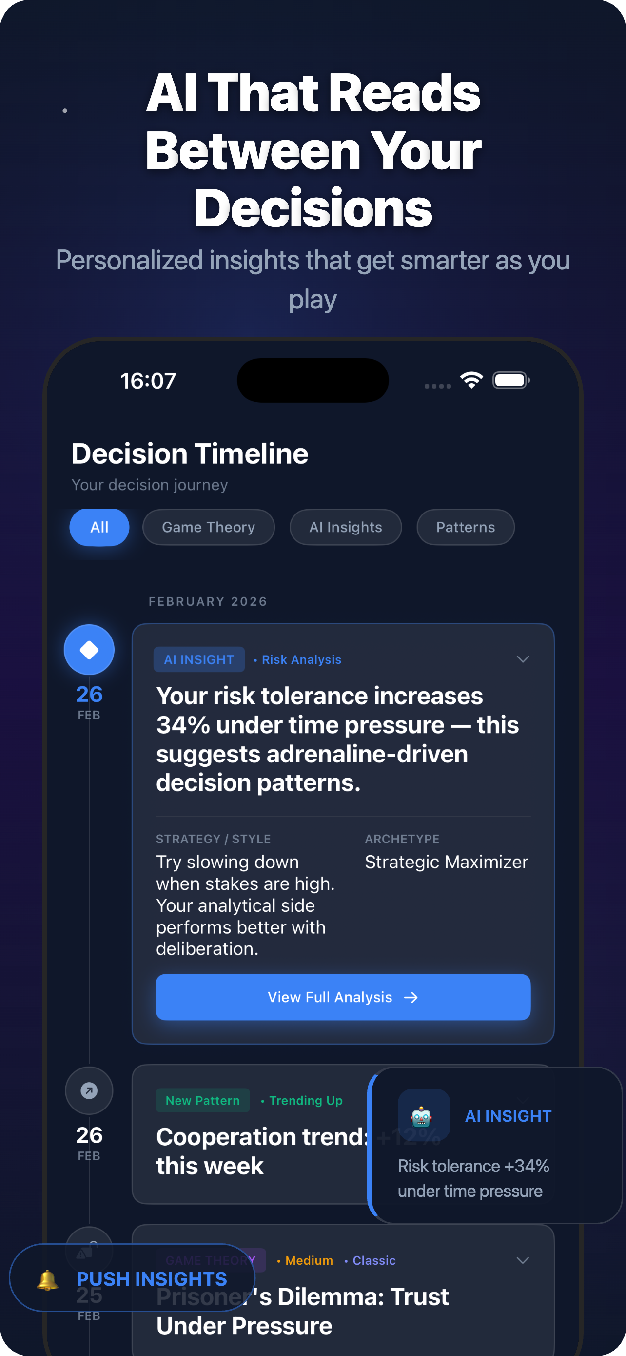 MindType AI insights